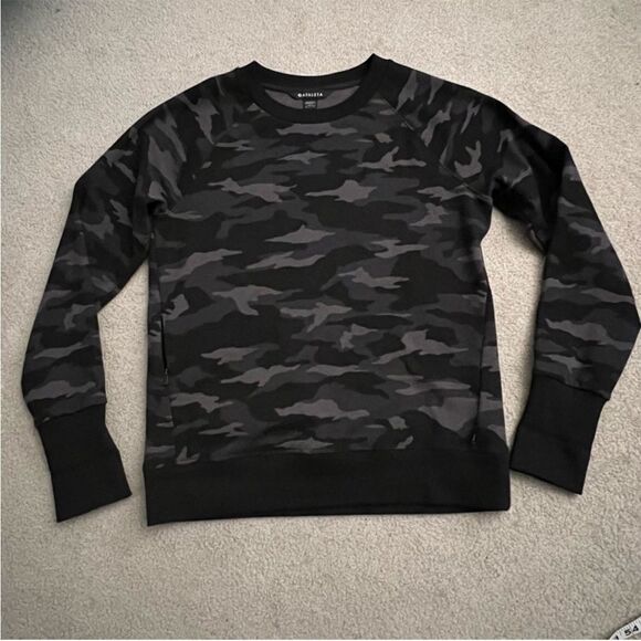 ATHLETA TRIUMPH CAMO CREWNECK SWEATSHIRT SIZE LARGE - Picture 5 of 9